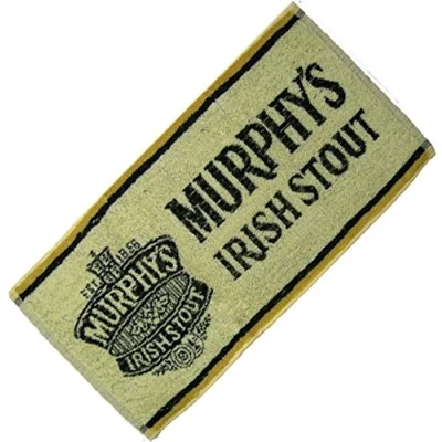 Afbeelding van signs unique Murphys Irish Stout katoenen bar handdoek (pp crème)