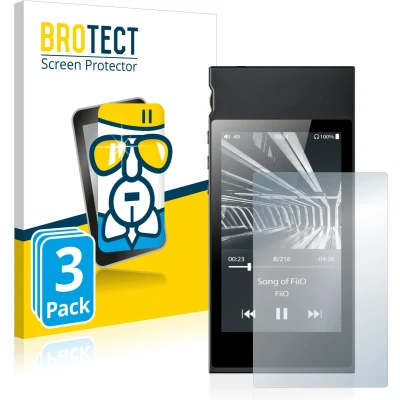 Afbeelding van BROTECT Screenprotector voor FiiO M7 Folie Beschermfolie Beschermglas transparant (3 Stuks)