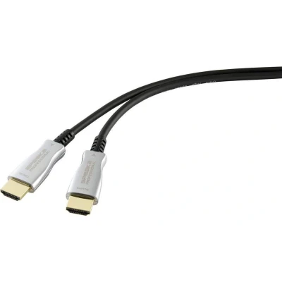 Afbeelding van SpeaKa Professional SP 9019356 HDMI kabel Aansluitkabel A stekker, stekker 50.00 m Zwart 4K UHD, Afgeschermd