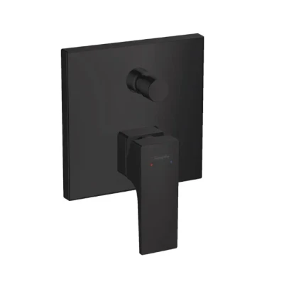 Afbeelding van Hansgrohe badmengkraan metropol 1 greeps inbouw mat zwart 32545670