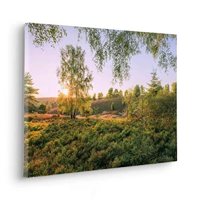 Afbeelding van Komar artprint op linnen Keilrahmenbild Sommerabend Größe 60 x 40 cm 60x40 (breedte hoogte), spieraam (1 stuk)