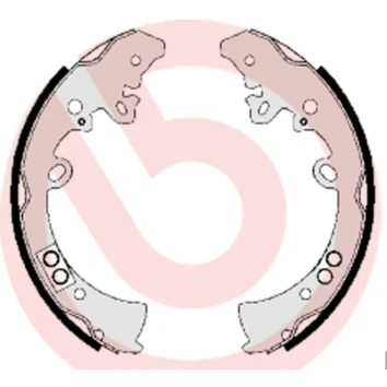 Afbeelding van Brembo Remschoen set S 83 550