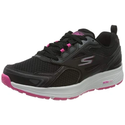 Afbeelding van Skechers Go Run Consistent Sneakers voor heren, zwart, roze, 41 EU Breed