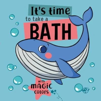 Afbeelding van It&#039;s Time to Take a Bath (3): Libro para la bañera interactivo en INGLÉS bebés entre 0 y 36 meses. ¡Con tinta mágica que aparece cuando mojas los animales con agua!