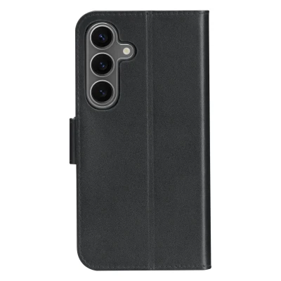 Afbeelding van Samsung Galaxy S25 Hoesje Echt leder dbramante1928 Bookcase Zwart Telefoonhoesje