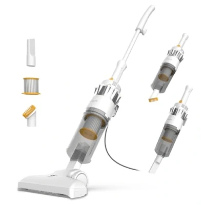 Afbeelding van Newlux 2 in 1 V900 Stofzuiger met kabel, verticaal en handig, 800 W, l tank, 16,5 kpa, Triple Sist. Filtering (F.HEPA) cycloontechnologie 5 m actie Energie efficiëntie A (wit)