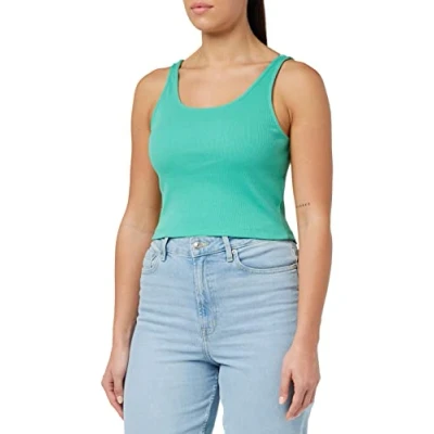 Afbeelding van ONLY Dames Onlnessa S/L Short JRS Top, marinegroen, M