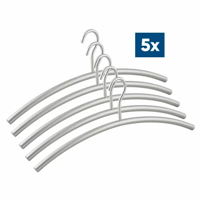 Afbeelding van 5x RVS Kledinghanger 16mm, open oog, 304