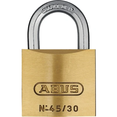 Afbeelding van ABUS Cilinderhangslot breedte slotlichaam 29 mm messing verschillendsluitend 1 stuk 80611