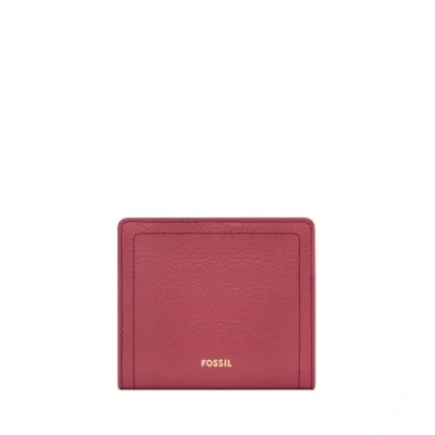 Afbeelding van Fossil Dames Logan Bi Fold Wallet, roze, Small