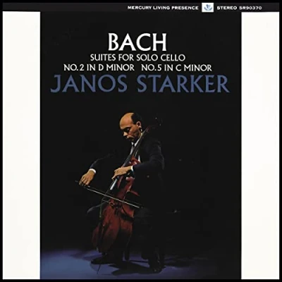 Afbeelding van Janos Starker J.S. Bach: Suites Nos.2 &amp; 5 For Solo Cello (LP) (Limited Edition)