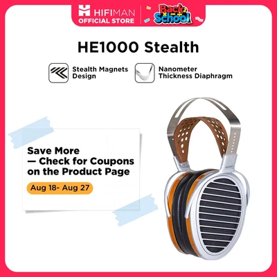 Afbeelding van HIFIMAN HE1000 Stealth Magneten Versie Open Back Hi Fi Planar Hoofdtelefoon