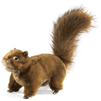 Afbeelding van Folkmanis Squirrel Hand Puppet (Red)