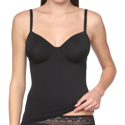 Afbeelding van Nina von C BH hemdje met beugel Secret shape 90C Zwart