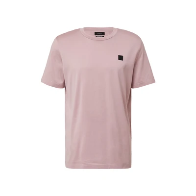 Afbeelding van s.Oliver Black Label MIT Labelpatch Tshirt basic, Heren, Maat: Small, Zartrosa
