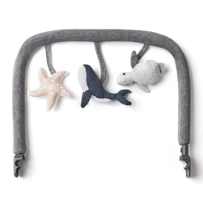 Afbeelding van Ergobaby Ocean Wonders Toy Bar Bouncer Evolve Charcoal Grey