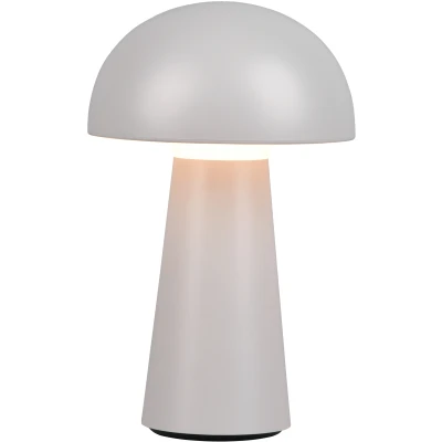 Afbeelding van REALITY LENNON Tafellamp Pastel grijs incl. 1x SMD 2W Oplaadbare Buitenlamp Dimbaar Buitenverlichting IP44