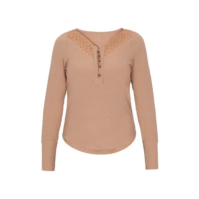 Afbeelding van usha Longsleeve, Dames, Maat: 40, Chestnut