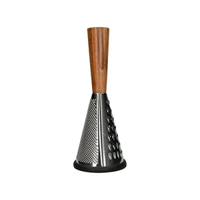 Afbeelding van MasterClass Gourmet Cheese Small Vintage Style conische kaasrasp met houten handvat, 11 x 28 cm
