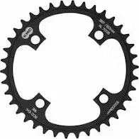 Afbeelding van KMC Tandwiel 38T, aluminium 1/2x1/.BCD 104mm. kettinglijn 3.0mm single speed