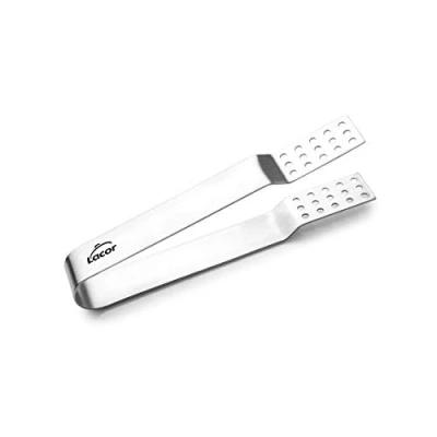 Afbeelding van Lacor 68078 Druktang, roestvrij staal 18/10, roestbestendig, maximale druk van de theezakjes, ergonomische handgreep, vaatwasmachinebestendig, 13,5 cm