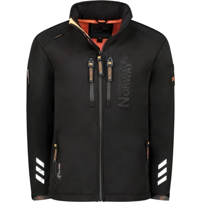 Afbeelding van Geographical Norway Softshell Heren Jas Richywood Zwart L
