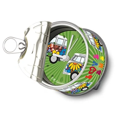 Afbeelding van BRISA VW Collection Volkswagen T1 Bus Transporter MyClock Personaliseerbaar horloge, Fotogalerij, Fotolijst, Souvenir, Magneet, Grappig gadget Love