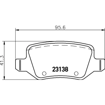 Afbeelding van Remblokkenset, schijfrem HELLA PAGID 8DB 355 012 131