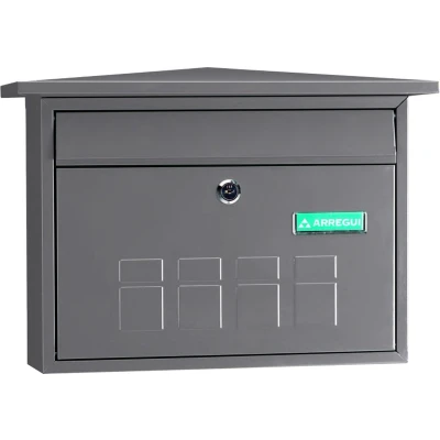 Afbeelding van Talen Tools Brievenbus Deco 41 x 29.5 10.3 cm Zilvergrijs