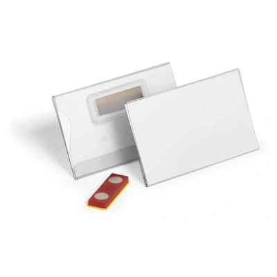 Afbeelding van Durable Name badge 54x90mm magnet place and hold
