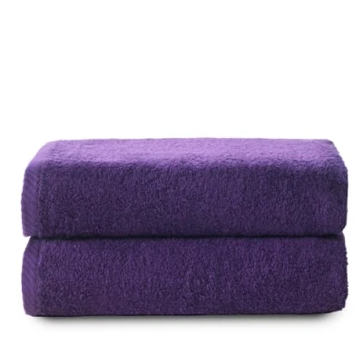 Afbeelding van Top Towel Plus grote badhanddoeken 2 70 x 140 cm 100% katoen violet