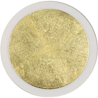 Afbeelding van ECO Light 9023 S GO LED plafondlamp 18 W Wit, Goud