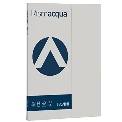 Afbeelding van Favini Rismacqua papier voor inkjetprinter A4 (210x297 mm) 100 vel Grijs
