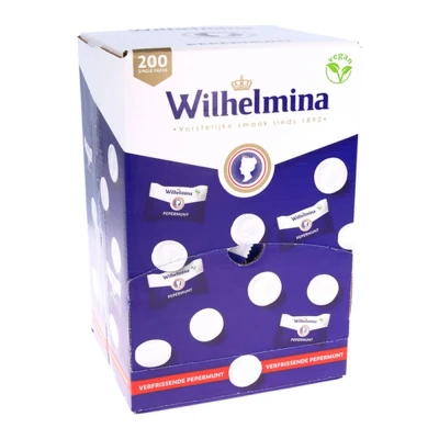 Afbeelding van Wilhelmina pepermunt 200st.