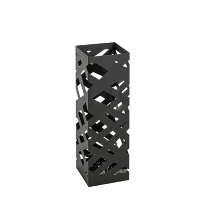 Afbeelding van HAKU Möbel paraplubak, metaal, zwart, B 16 x D H 48 cm
