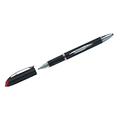 Afbeelding van Uni ball Roller Jetstream Rood, Schrijfbreedte 0,45 Mm, Medium Schrift, Schrijfpunt 1 Zwarte Rubbe... Gelroller