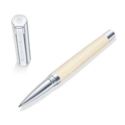 Afbeelding van STAEDTLER Initium Corium rollerbalpen, beige leer, M, zwart, Made in Germany, met mooie geschenkverpakking, 9PC230M 9