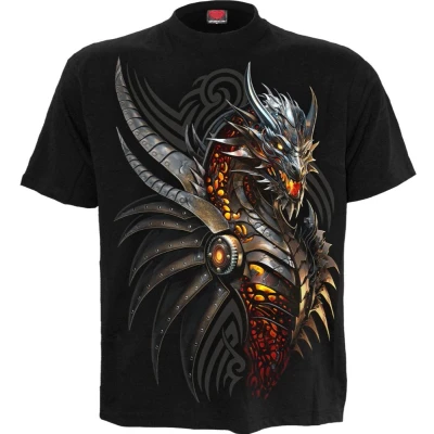 Afbeelding van Spiral Razor Back Heren T shirt zwart 4XL