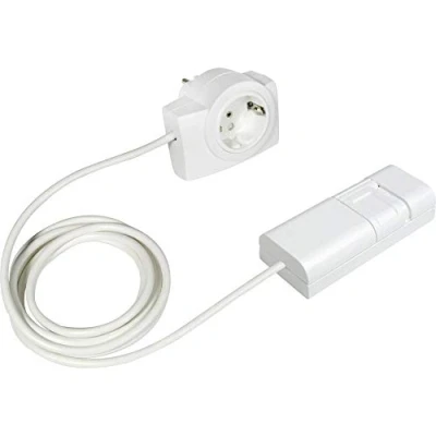 Afbeelding van Ehmann 2160c0709 Snoerdimmer Geschikt voor lampen: LED lamp, Spaarlamp, Halogeenlamp, Gloeilamp Wit