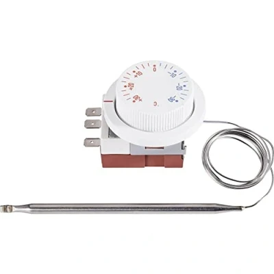 Afbeelding van Basetech Ingebouwde thermostaat INSTALLATIE TMOSTAT 30 TOT +30 C, Thermostaat, Wit