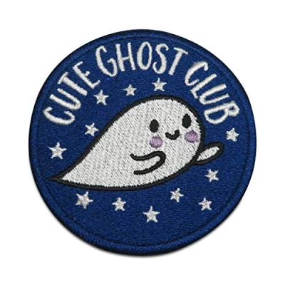 Afbeelding van Cute Ghost Club Patch om op te strijken, geest spook patches, strijkpatches, Finally Home