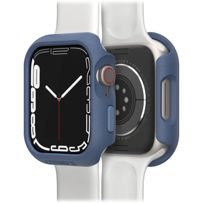 Afbeelding van OtterBox All Day Watch Bumper voor Apple Series 9/8/7 45mm, Schokbestendig, Valbestendig, Slanke beschermhoes Watch, Guards Display and Edges, Donkerblauw