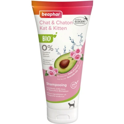 Afbeelding van 3x Beaphar Bio Shampoo Tube Kat Kitten 200 ml