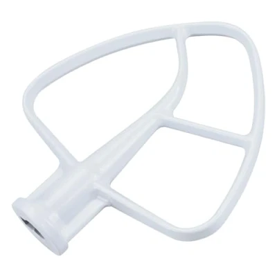 Afbeelding van Platte Mixer K45B voor KitchenAid 4,5 5 Quart Tilt Head Stand Mixers Artisan &amp; Classic Series van MMOBIEL Aluminium Opzetstuk Keuken Deegklopper Accessories Enkel Handwas