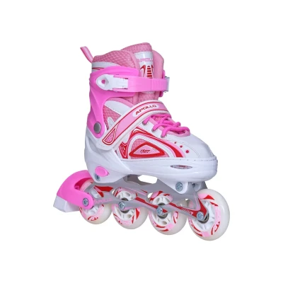 Afbeelding van Apollo Inline skates Super Blades (L (39 42), Wit/Roze)
