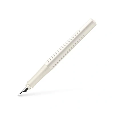 Afbeelding van Faber Castell 140823 vulpen Grip 2010, dikte EF, kokosmelk, 1 stuk