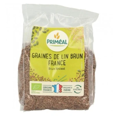 Afbeelding van Primeal Lijnzaad Bruin Bio, 250 gram