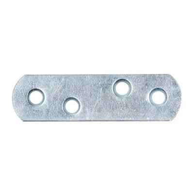 Afbeelding van Alberts 100x plat verbindingsstuk geperforeerde platen houten nagelplaat 57 x 16 mm