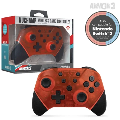 Afbeelding van Hyperkin Armor3 NuChamp wireless controller voor Nintendo Switch / Lite Oled (rood)