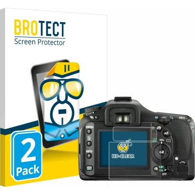 Afbeelding van BROTECT Screenprotector voor Pentax K20D Folie Beschermfolie transparant (2 Stuks)